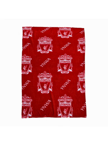 Liverpool fleece throw - liverpool, fc
